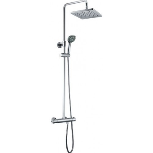 AQUALINE FANTASTIC sprchový stĺp s termostatickou batériou, chróm FT200