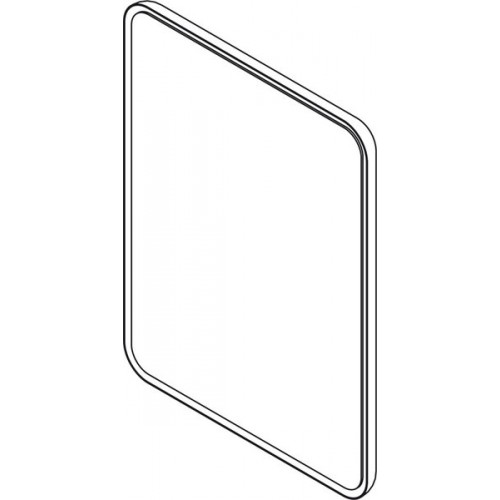 SAPHO FLOAT zrkadlo s RGB osvetlením 60x80cm, biela 22578