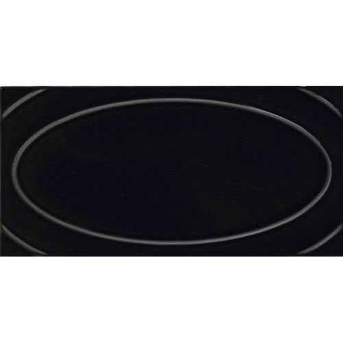 SAPHO FORMAE Oval Ebony keramická obkladačka 13x26 OVA2 SAPHO FORMAE Oval Ebony keramická obkladačka 13x26 OVA2