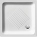 SAPHO Keramická sprchová vanička, štvorec 90x90x12cm 439011