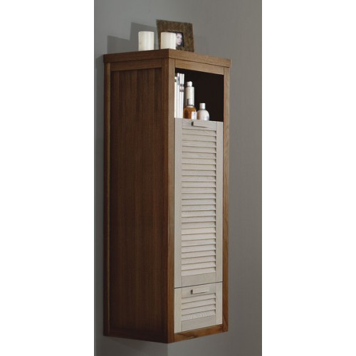 SAPHO HAPPY 43 doplnková skrinka na zavesenie, 43x133x42cm,rovere sbiancato/tabacc CHA-43A