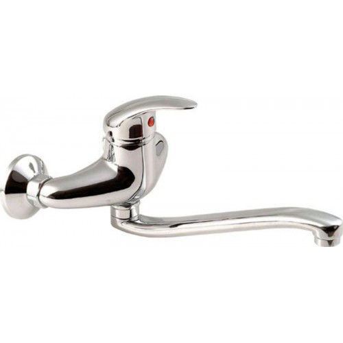 AQUALINE KASIOPEA nástenná batéria, chróm 1107-12