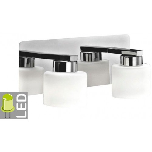 SAPHO modernistov nástenné LED svietidlo 2x3W, 230V, chróm LR422 SAPHO modernistov nástenné LED svietidlo 2x3W, 230V, chróm LR422