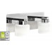 SAPHO modernistov nástenné LED svietidlo 2x3W, 230V, chróm LR422  