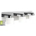 SAPHO modernistov nástenné LED svietidlo 3x3W, 230V, chróm LR426  