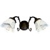 SAPHO BRINDISI svietidlo E14 2x40W, 230V, keramické tienidlo, bronz MC052