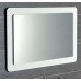 SAPHO Lord zrkadlo s presahom s LED osvetlením 900x600mm, biela NL602