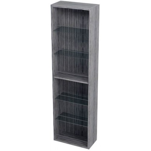 SAPHO Policová skrinka 40x140x20cm, zebrano 53041