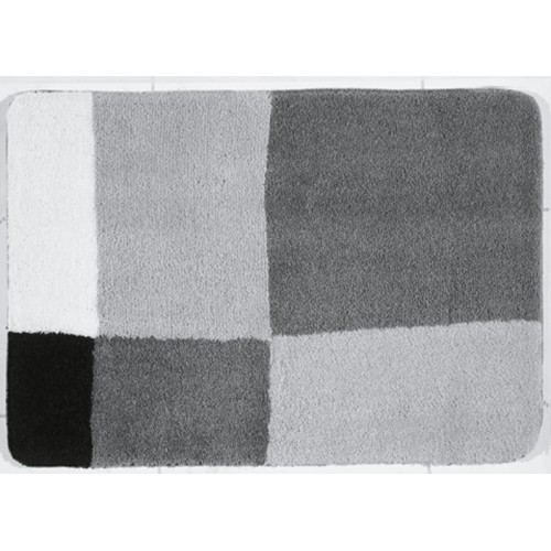 SAPHO PISA predložka 60x90cm s protišmykovou úpravou, polyakryl, sivá 717300 SAPHO PISA predložka 60x90cm s protišmykovou úpravou, polyakryl, sivá 717300