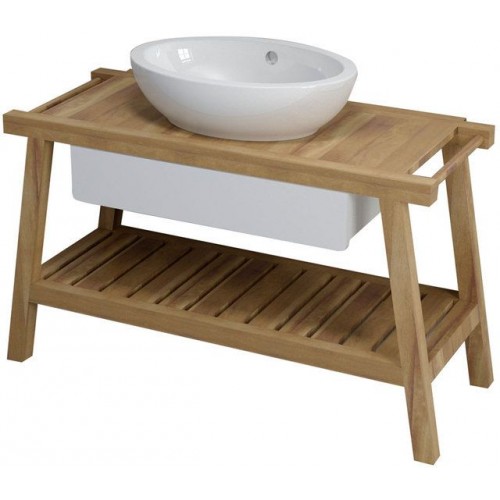 SAPHO PRIM umývadlová skrinka 125x72x50cm, céder / biela PM120 SAPHO PRIM umývadlová skrinka 125x72x50cm, céder / biela PM120