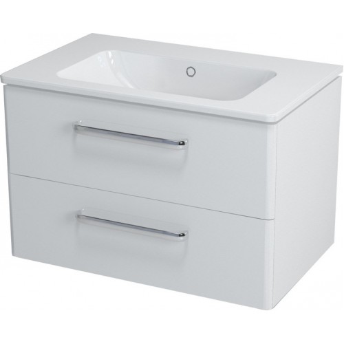 SAPHO PURA umývadlová skrinka 77x50,5x49cm, biela PR081 SAPHO PURA umývadlová skrinka 77x50,5x49cm, biela PR081