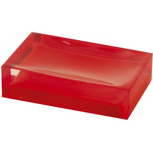 SAPHO RAINBOW mydelnička na postavenie, červená RA1106