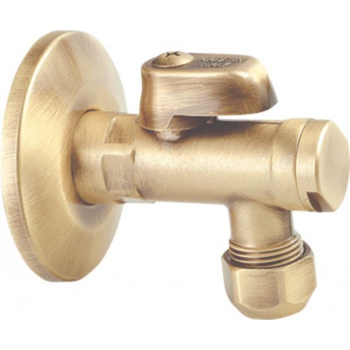 SAPHO Rohový ventil s matkou, 1/2 "x 3/8", bronz 2020BRO SAPHO Rohový ventil s matkou, 1/2 "x 3/8", bronz 2020BRO