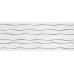 SAPHO ROYAL SUITE Decor Waves White keramická obkladačka 20x50 013063