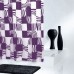 SAPHO SWING sprchový záves 180x200cm, polyester, lila 42371        