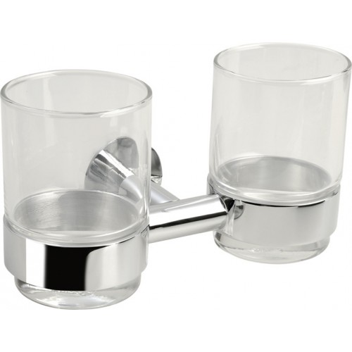 SAPHO TEMPLE dvojitý držiak pohárov, chróm TE005 SAPHO TEMPLE dvojitý držiak pohárov, chróm TE005