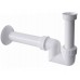SAPHO Umývadlový sifón s prevlečnou matkou 5/4 ", odpad 40mm, plast CV1025