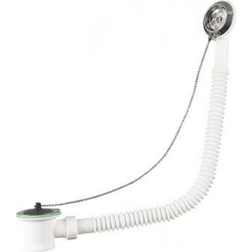 SAPHO Vaňový sifón 1'1 / 2, zátka s retiazkou, nerez 218300