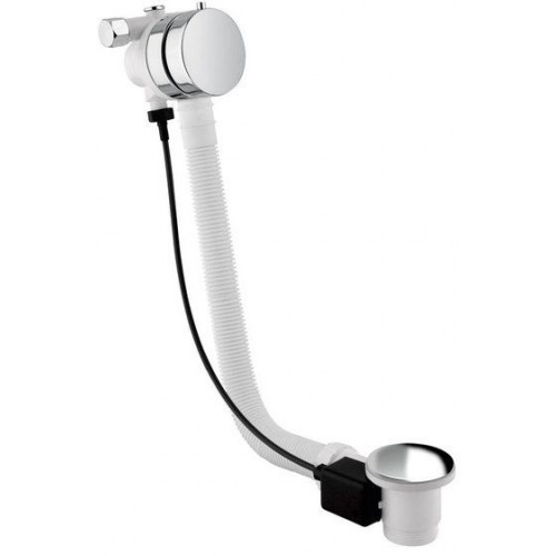 SAPHO SENATOR vaňová súprava s napúšťaním 900mm, bovden, zátka 72mm, chróm VR369051