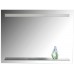 SAPHO VERA zrkadlo s policou s LED osvetlením 100x60cm 22510