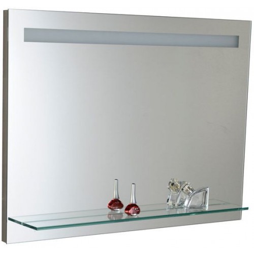 SAPHO VERA zrkadlo s policou s LED osvetlením 80x60cm 22581