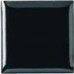 SAPHO VINTAGE Tozzetto black keramická obkladačka 3x3 T7