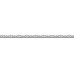 SAPHO ZEUS / SNOW Listelo Aluminio Mate listela 0,8 x70 011155