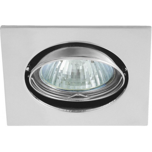 Sapho NAVI podhľadové bodové svietidlo výklopné, 81x81 mm, Max 50W, 12V, chróm 02551