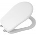 SAPHO RETRO 109001 WC sedátko, polyester, biela / chróm