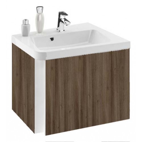 RAVAK 10 ° SD 550 R Skrinka pod rohové umývadlo, tmavý orech X000000744