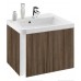 RAVAK 10 ° SD 550 R Skrinka pod rohové umývadlo, tmavý orech X000000744