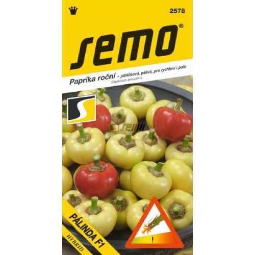 SEMO Paprika zeleninová - pálivá PÁLINDA F1 (SM 30/12) 2578