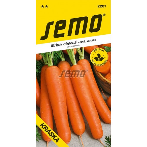 SEMO Mrkva obyčajná KRÁSKA 2207 SEMO Mrkva obyčajná KRÁSKA 2207