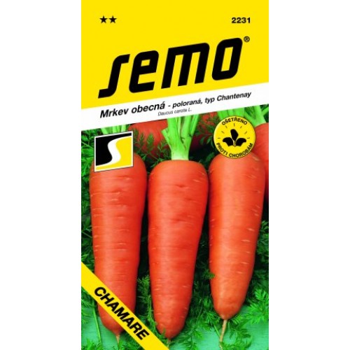 SEMO Mrkva obyčajná poloskorá CHAMARE 22319 SEMO Mrkva obyčajná poloskorá CHAMARE 22319