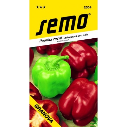 SEMO Paprika zeleninová - sladká GRANOVA 2504