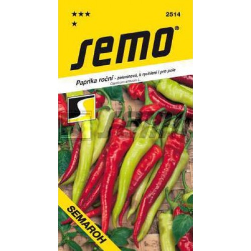 SEMO Paprika zeleninová - sladká SEMAROH 2514