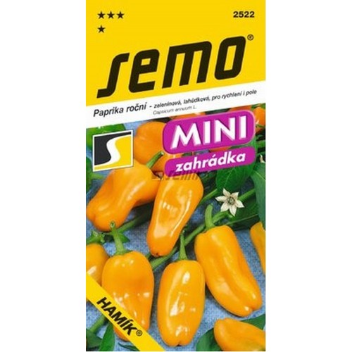 SEMO Paprika zeleninová - sladká Hamik (MINI záhradka) 2522 SEMO Paprika zeleninová - sladká Hamik (MINI záhradka) 2522