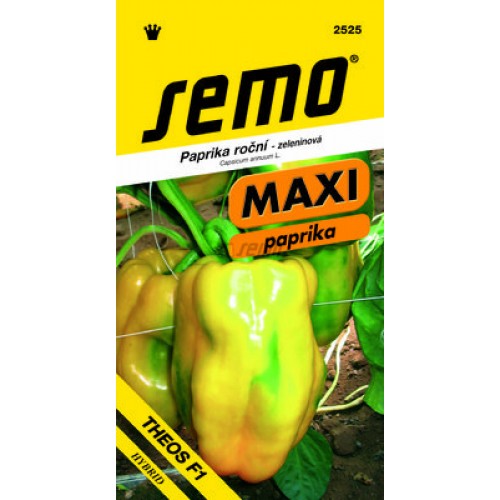 SEMO Paprika zeleninová - sladká THEOS F1 2525