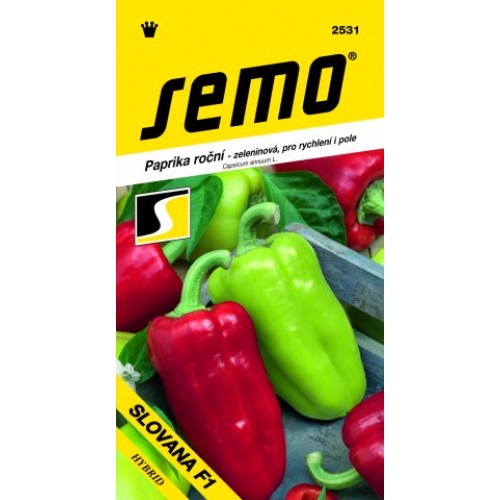 SEMO Paprika zeleninová - sladká SLOVANA F1 2531