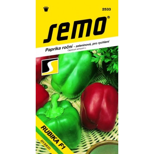 SEMO Paprika zeleninová - sladká RUBIKA F1 2533 SEMO Paprika zeleninová - sladká RUBIKA F1 2533