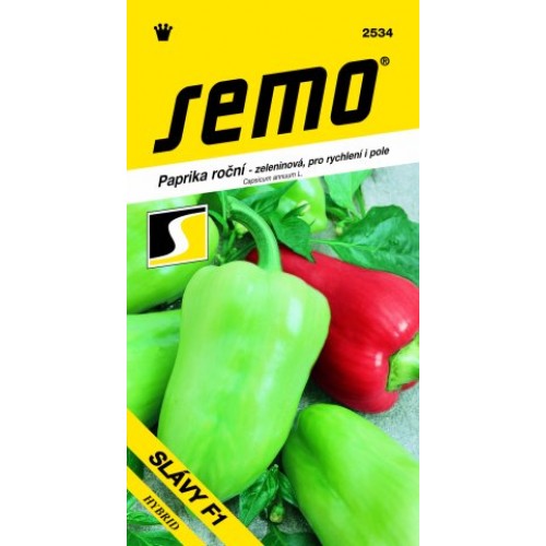 SEMO Paprika zeleninová - sladká SLÁVY F1 25349 SEMO Paprika zeleninová - sladká SLÁVY F1 25349