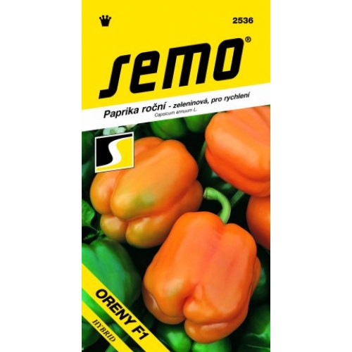SEMO Paprika zeleninová - sladká ORENY F1 2536 SEMO Paprika zeleninová - sladká ORENY F1 2536