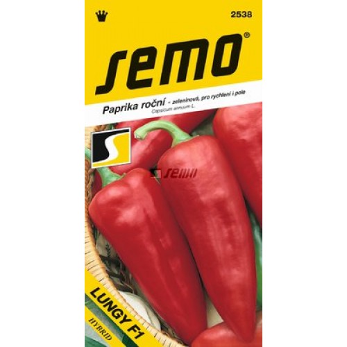 SEMO Paprika zeleninová - sladká LUNGY F1 2538 SEMO Paprika zeleninová - sladká LUNGY F1 2538