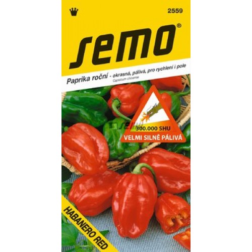 SEMO Paprika pálivá HABANERO RED 25599 SEMO Paprika pálivá HABANERO RED 25599