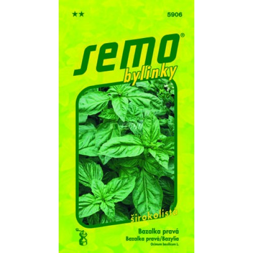 SEMO Bazalka pravá DARK GREEN 59069 SEMO Bazalka pravá DARK GREEN 59069