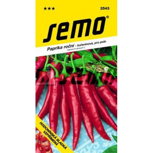 SEMO Paprika koreninová HODONÍNSKÁ SLADKÁ VZPŘÍMENÁ 2543