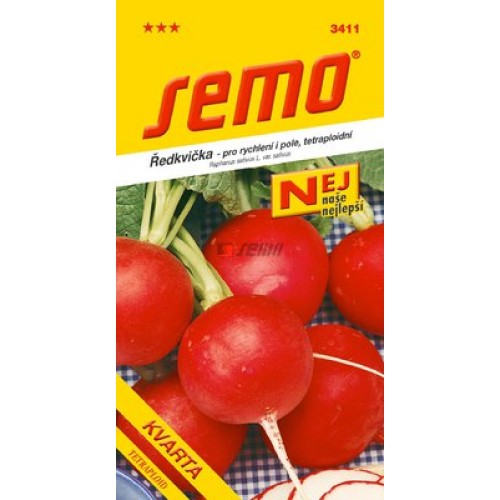 SEMO Reďkovka KVARTA - Tetraploidná 3411 SEMO Reďkovka KVARTA - Tetraploidná 3411