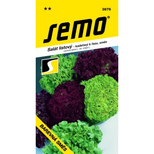 SEMO Šalát listový FAREBNÁ ZMES ODRÔD 3876 SEMO Šalát listový FAREBNÁ ZMES ODRÔD 3876