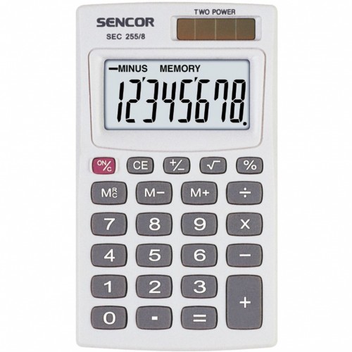 SENCOR SEC 255/8 DUAL kalkulačka 10001166 SENCOR SEC 255/8 DUAL kalkulačka 10001166