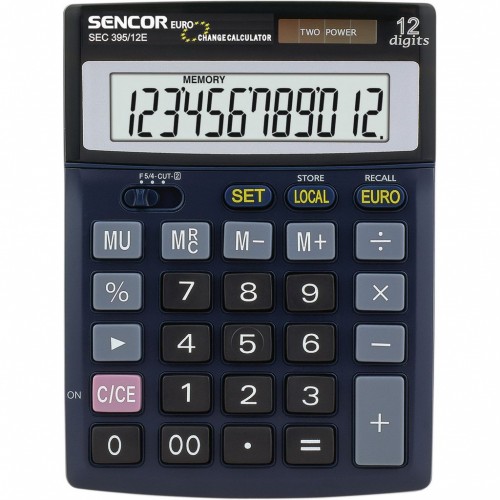 SENCOR SEC 395 / 12E DUAL (EURO) kalkulačka 10002237